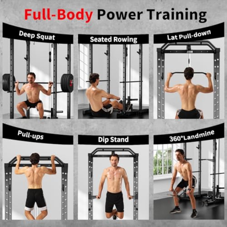 Home gym power rack with LAT p - Home Bar And Gym incelemesi ve fiyatı