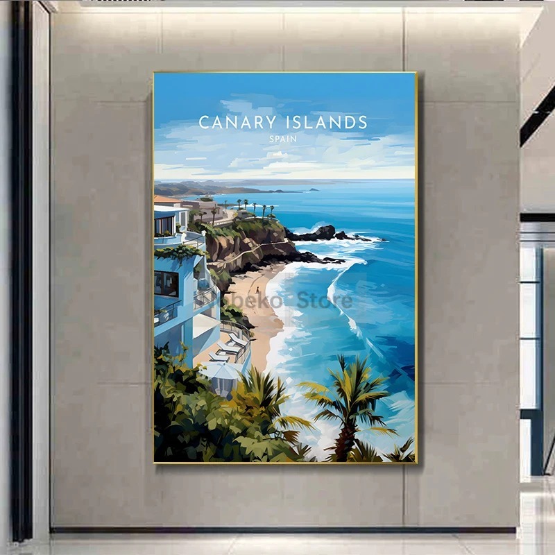 Spain Travel Poster Barcelona  - Home Barcelona incelemesi ve fiyatı