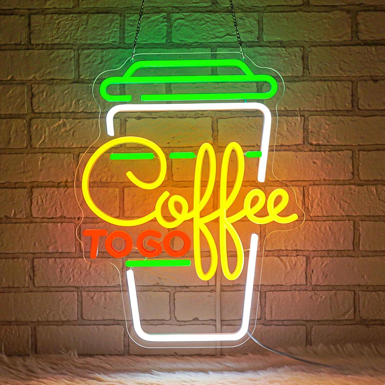 Coffee Neon Sign USB Dimmable  - Home Bar Signs incelemesi ve fiyatı