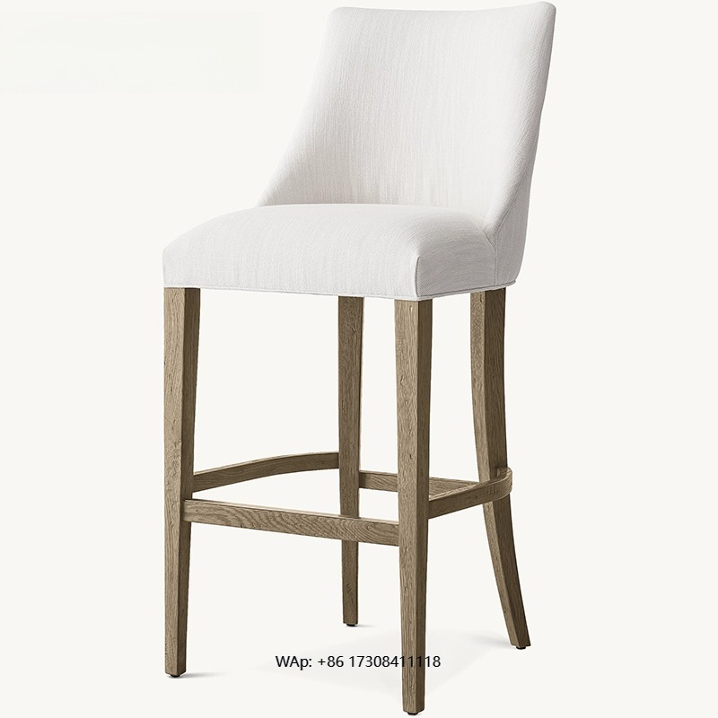 Light luxury solid wood bar ch - Home Bar Stools incelemesi ve fiyatı