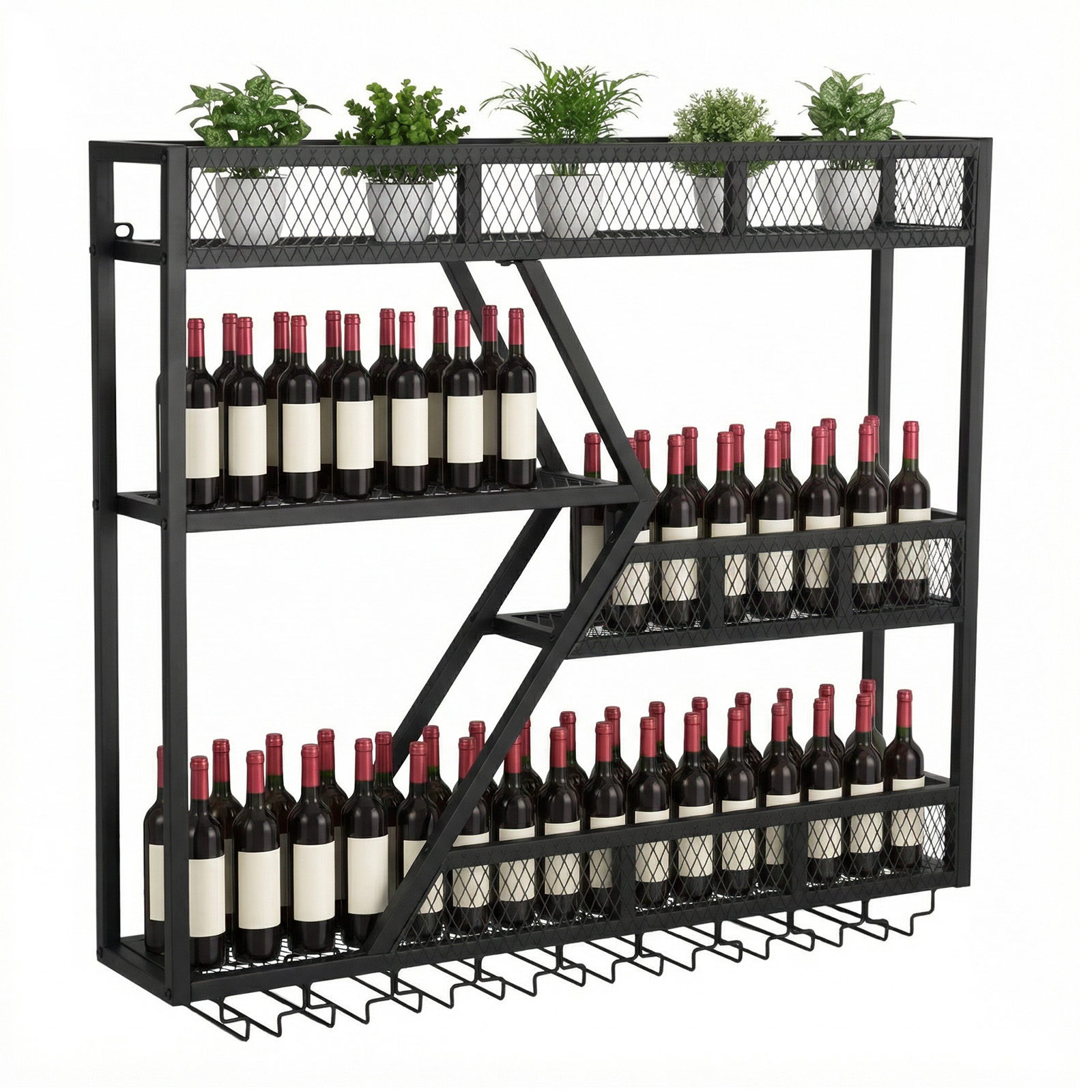 39in 3-Tiers Floating Bar Shel - Home Bar Shelf incelemesi ve fiyatı