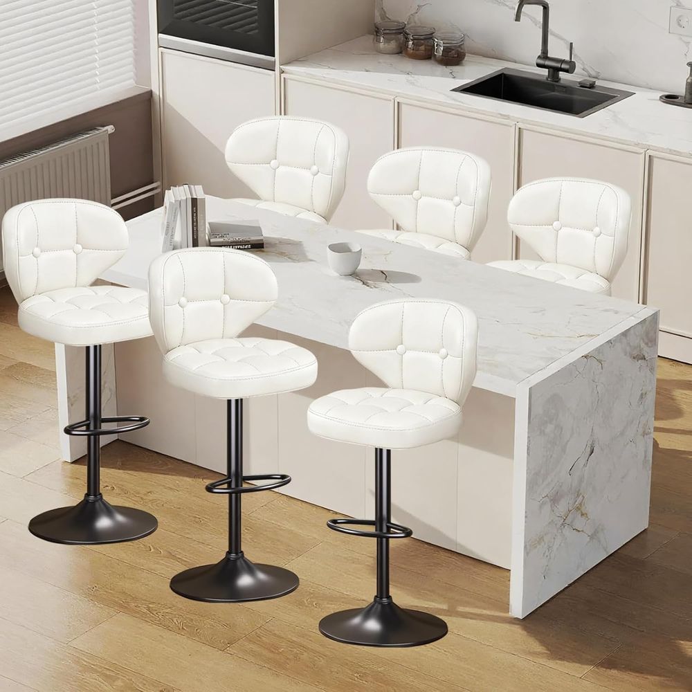 Bar Stools Set o 6, Adjustable - Home Bar And Counter incelemesi ve fiyatı