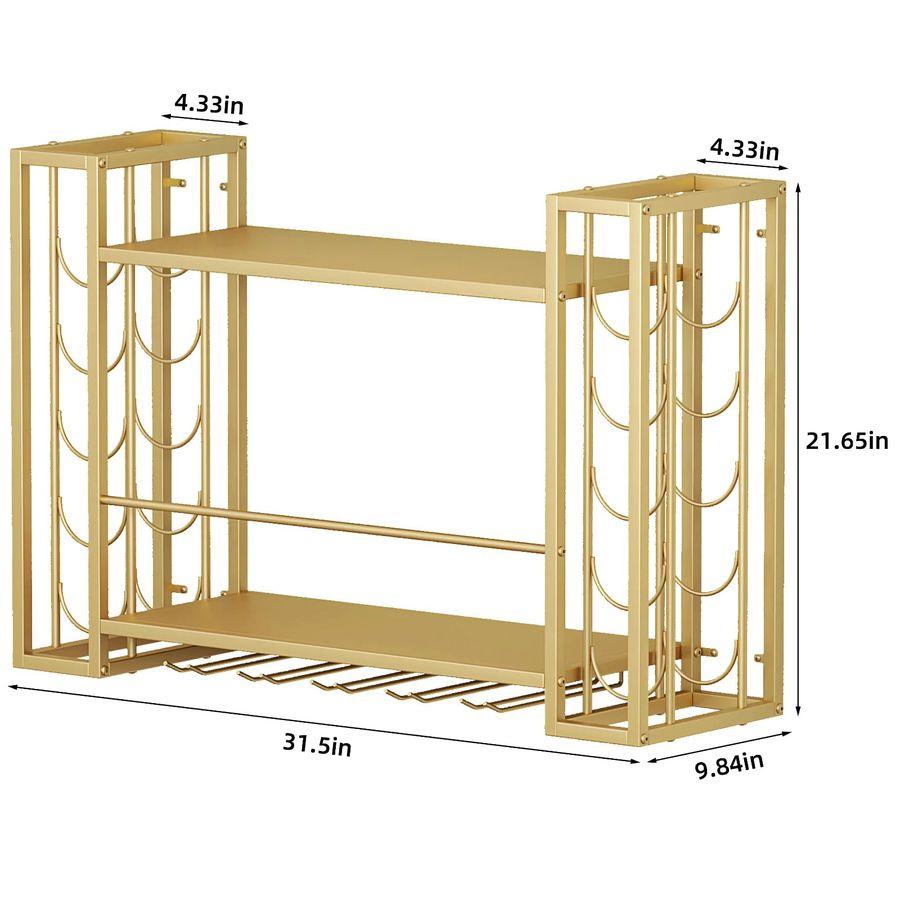 Wall Mounted Wine Rack, Wine R - Home Bar Shelf incelemesi ve fiyatı