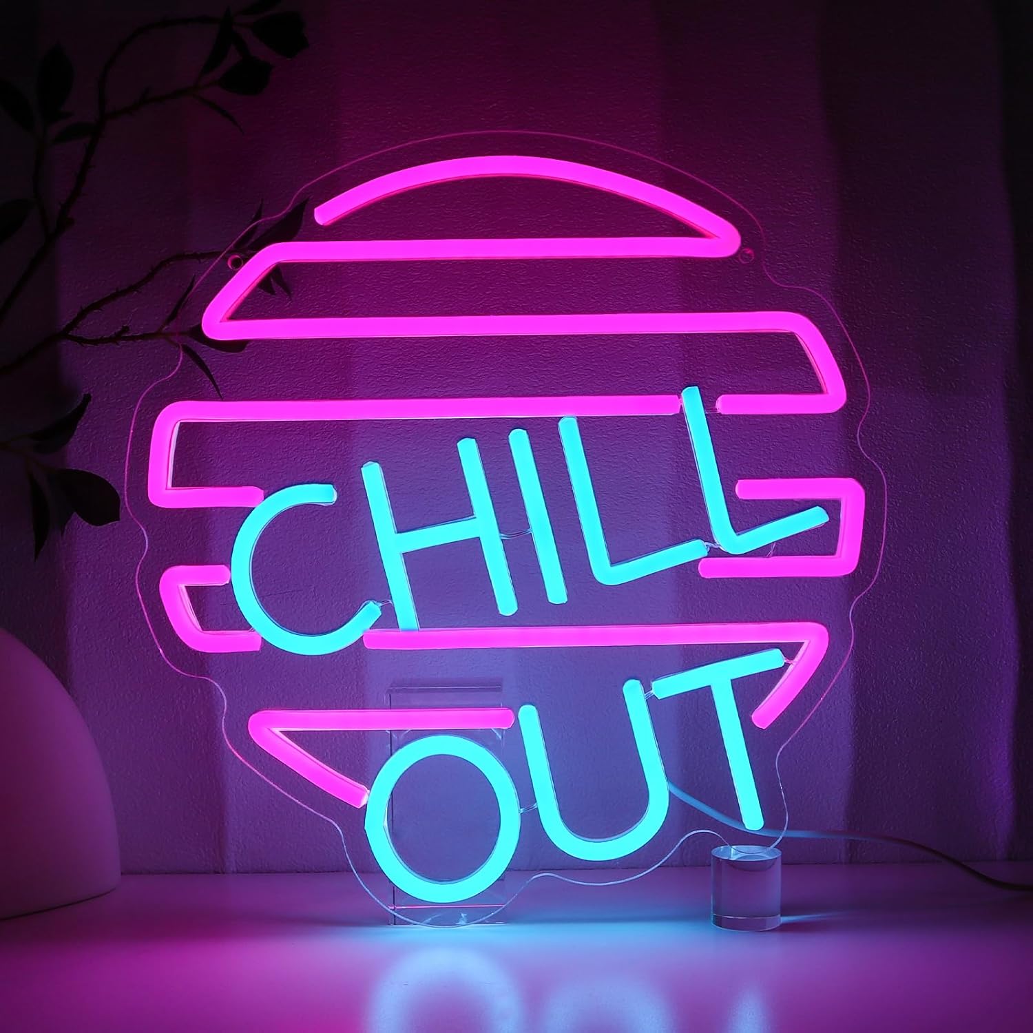 Chill Out Neon Sign for Wall D - Home Bar Lounge incelemesi ve fiyatı