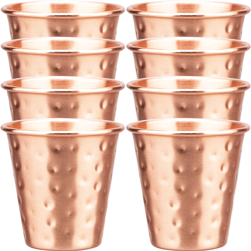 6cs 8Pcs New 100% Copper Cups  - Mule Copper Mug incelemesi ve fiyatı