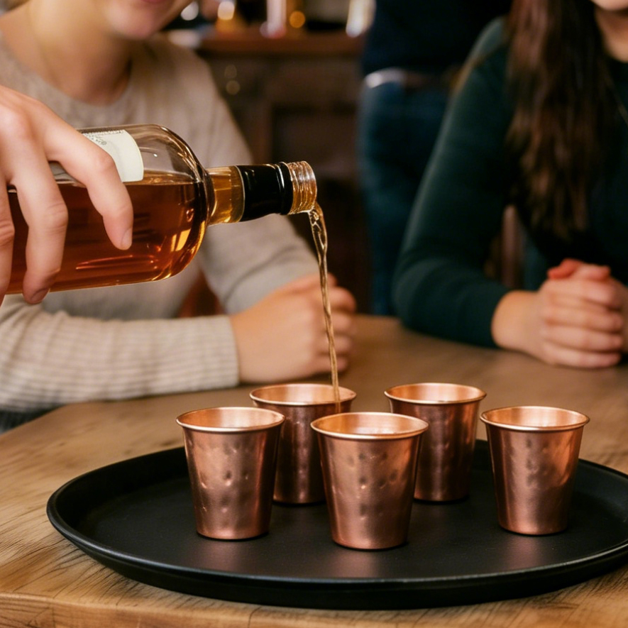 6cs 8Pcs New 100% Copper Cups  - Mule Copper Mug incelemesi ve fiyatı