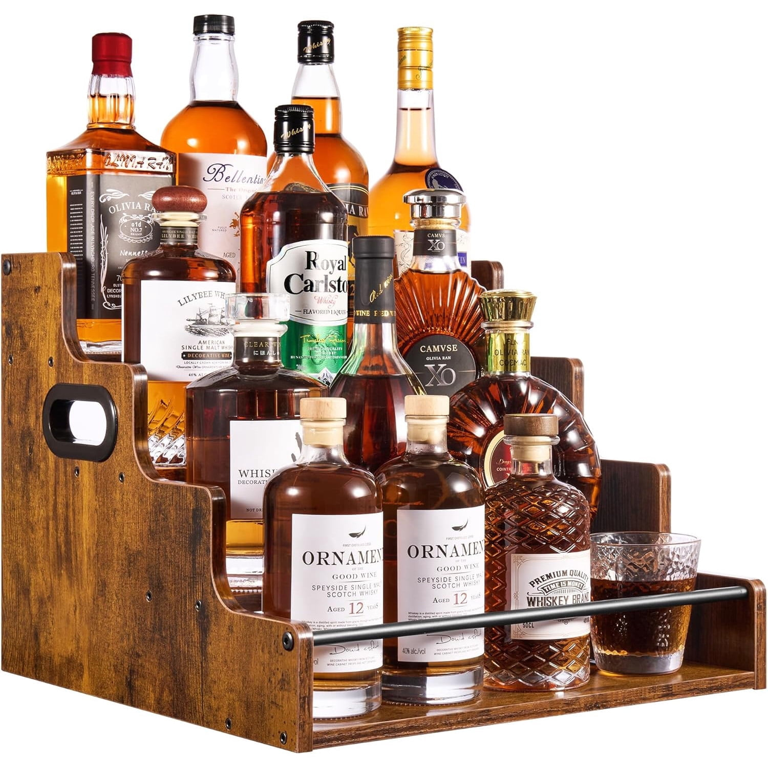 Liquor Bottle Display Shelf, C - Home Bar Stand incelemesi ve fiyatı