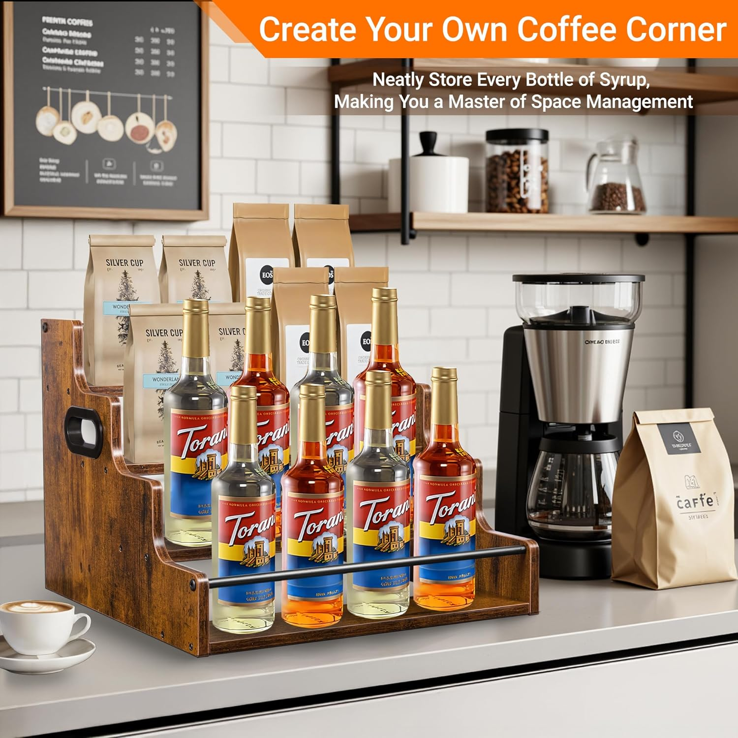 Liquor Bottle Display Shelf, C - Home Bar Stand incelemesi ve fiyatı
