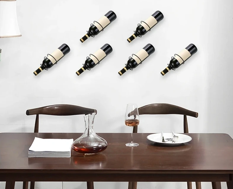 Pack Of 6 Wall Mounted Wine Ra - Home Bar Stand incelemesi ve fiyatı