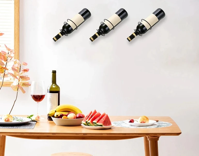 Pack Of 6 Wall Mounted Wine Ra - Home Bar Stand incelemesi ve fiyatı