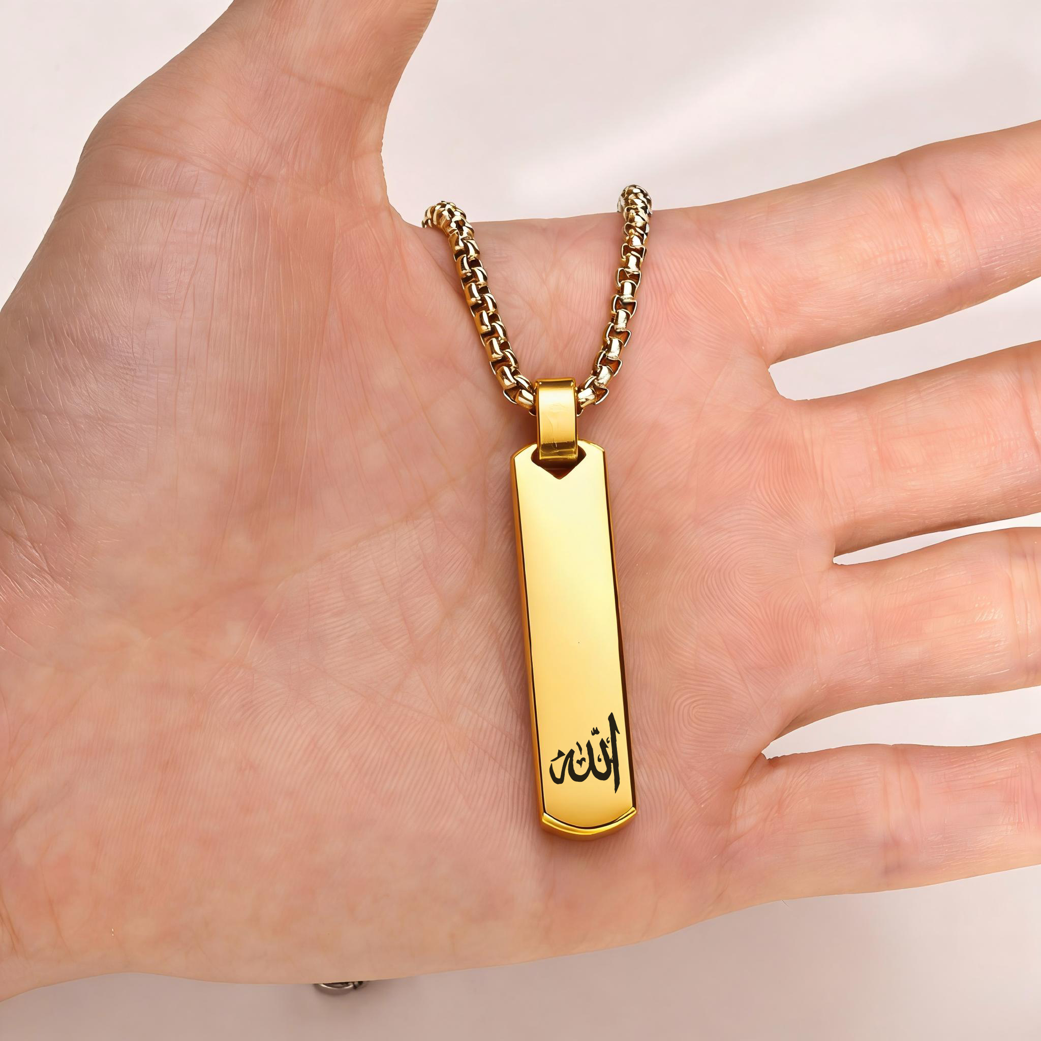3D Bar Necklace, Cool Simple D - Bar Cart Gold incelemesi ve fiyatı