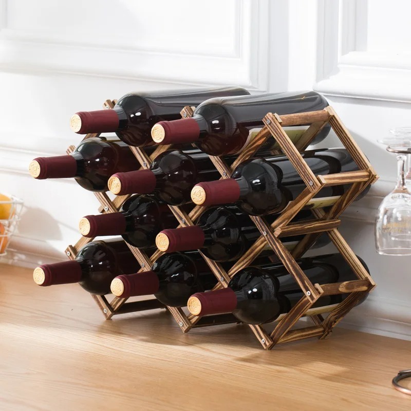 Stackable Wine Storage Shelves - Home Bar Shelf incelemesi ve fiyatı