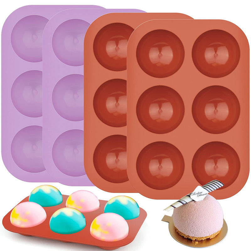6 Cavities Semicircle Silicone - Ice Mold Sphere incelemesi ve fiyatı