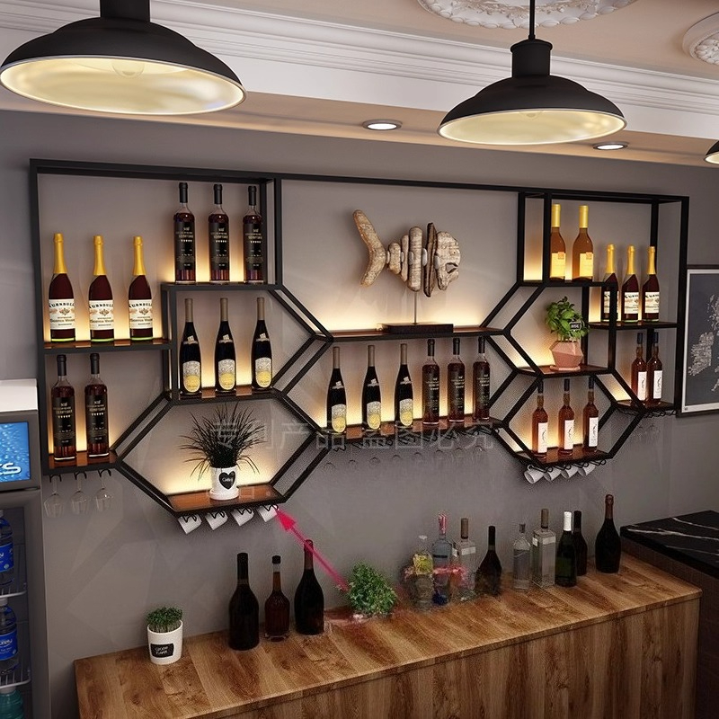 Metal Shelves Wine Cabinet Liv - Home Bar Shelf incelemesi ve fiyatı