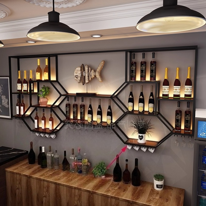 Metal Shelves Wine Cabinet Liv - Home Bar Shelf incelemesi ve fiyatı
