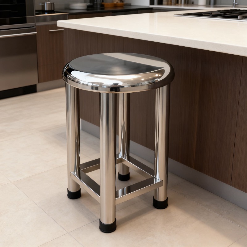 304 Stainless Steel Round Stoo - Home Bar Stools incelemesi ve fiyatı