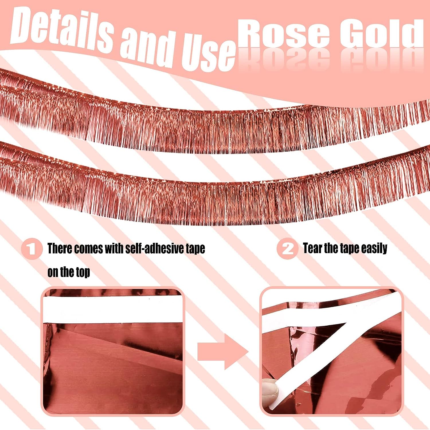 30x300CM Foil Fringe Garland S - Home Bargains incelemesi ve fiyatı