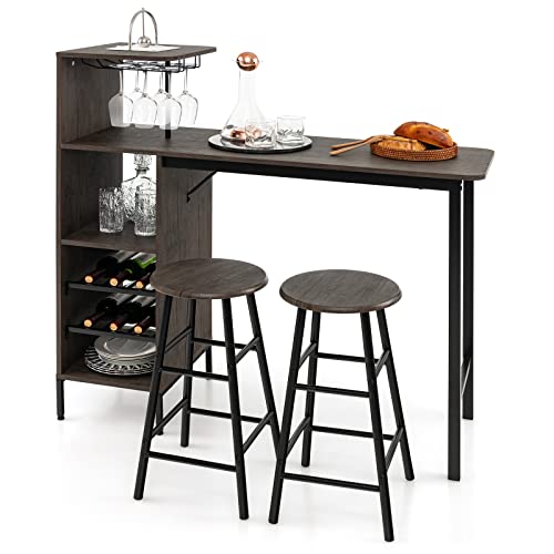 3-Piece Industrial Bar Set: Br - Home Bar And Counter incelemesi ve fiyatı