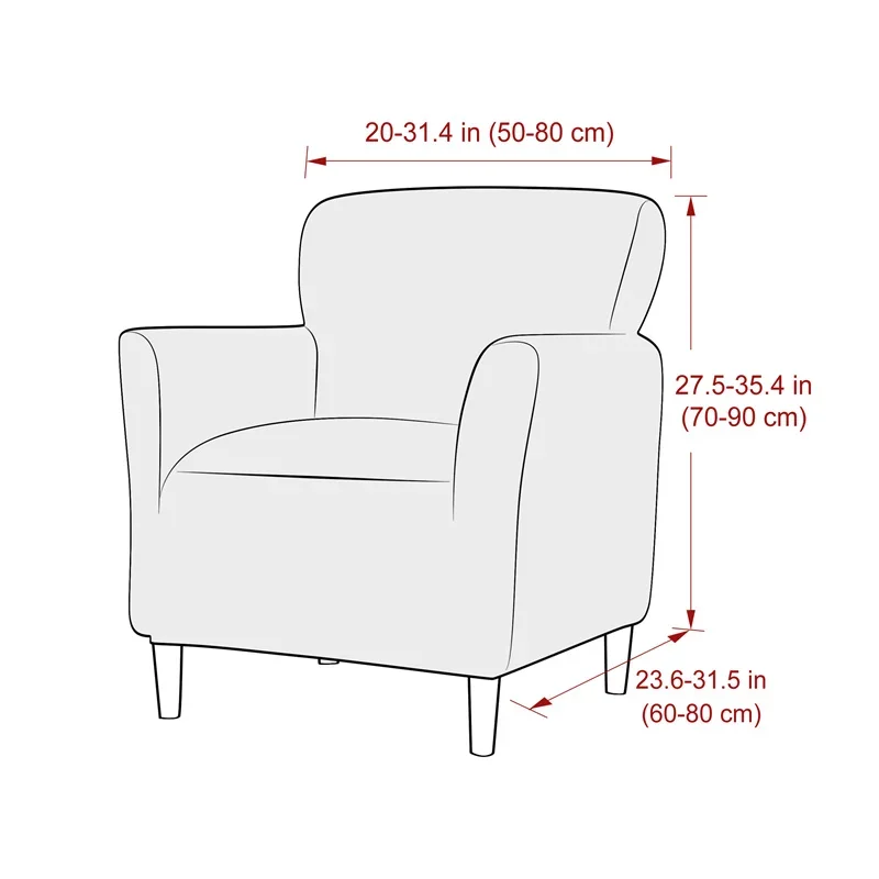 1PC Water Repellent Tub Sofa C - Home Bar Lounge incelemesi ve fiyatı