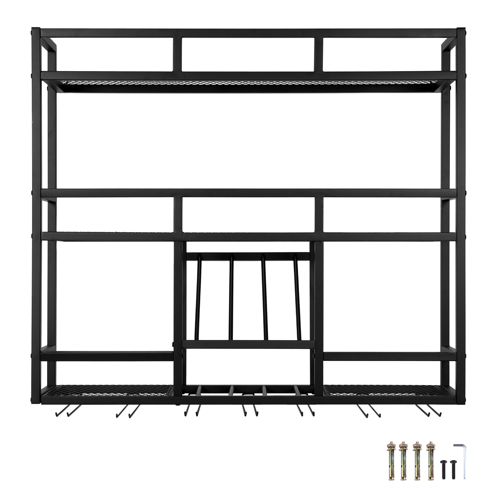 3 Tiers Wall Mounted Wine Rack - Home Bar Shelf incelemesi ve fiyatı