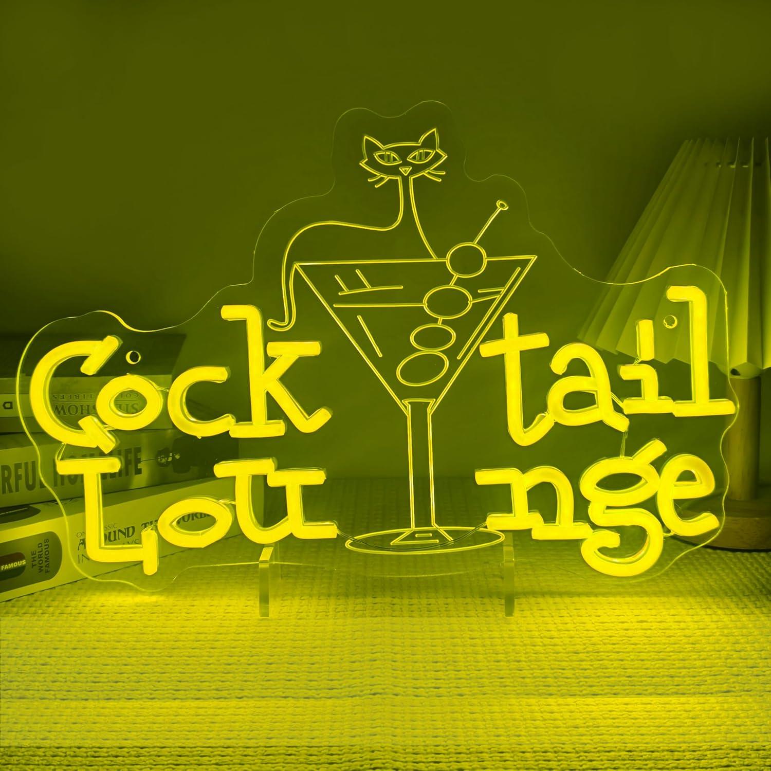 Cocktail Lounge Neon Sign Dimm - Home Bar Signs incelemesi ve fiyatı